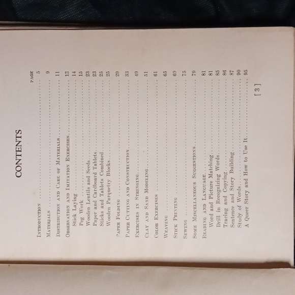 Primary Seat Work Sense Training and Games book by Laura Roundtree Smith in 1919 - Picture 5 of 10